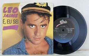 Leo Jaime - E, Eu Sei - 7” Vinyl Single 1983 Epic Records 46075 Brazil - Picture 1 of 4