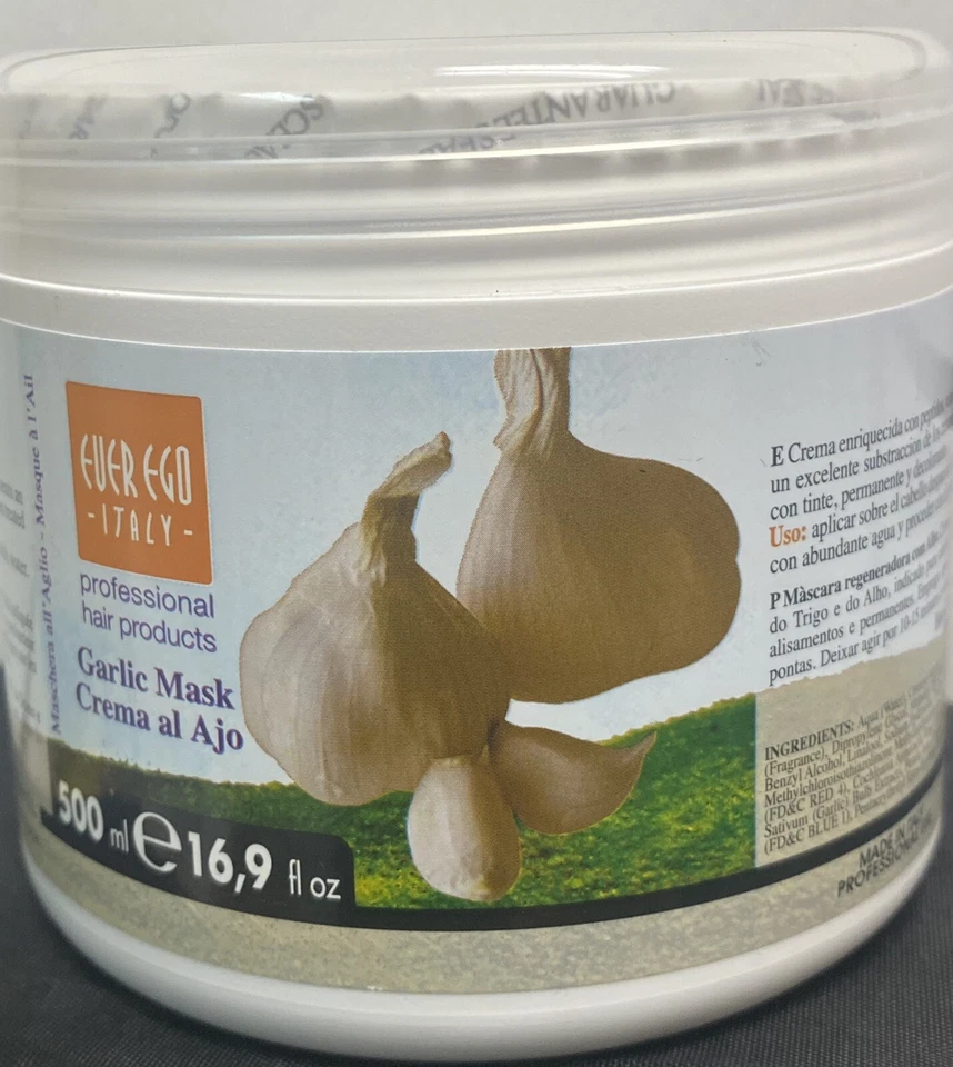 Máscara de ajo Ever Ego (ex Alter Ego) tratamiento de aceite caliente con ajo 16,9 oz Foto 1 de 1