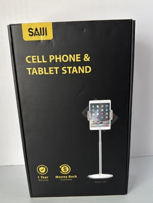 Soporte para teléfono celular y tableta SAIJI altura ajustable rotación 360 Foto 1 de 4