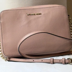Michael Kors Jet Set Large East West Crossbody Bag Handtasche Powder Blush Saffiano - Bild 1 von 5