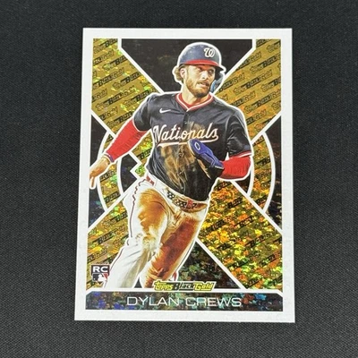 2025 Topps Update Series DYLAN CREWS Black Gold ROOKIE RC Washington Nationals - Image 1 of 2