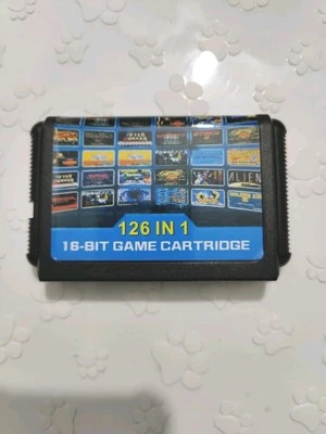 126 in 1 Multi Game Cartridge for Sega Genesis Console (Fast Shipping) - Image 1 of 4