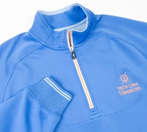 Old Course St Andrews Links 1/4 Zip Jacket Men's Medium Fairway & Green Tech F&G - Picture 1 of 12