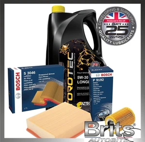 SERVICE KIT for Seat Exeo 2.0 TDI MK1 (2009-2013) - BOSCH OIL AIR FILTER & OIL - Picture 1 of 4