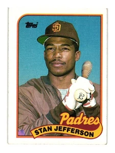 1989 Topps #689a Stan Jefferson San Diego Padres - Picture 1 of 2