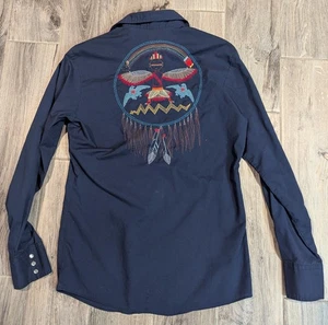 KENNINGTON Rocking K Ranchwear Hemd Herren M Pearl Snap DREAMCATCHER Native - Bild 1 von 6