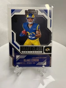 2024 Panini Contenders Blake Corum Rookie Draft Class #21 Rams RC - Picture 1 of 2