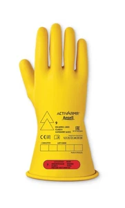 Ansell Niedervolt Elektro Isolierhandschuh Klasse 0 11" Handschuhe gelb Größe M - Bild 1 von 3