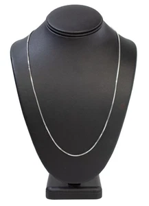 (MA5) .925 Sterling Silver Box Link Chain Necklace 9.4 Grams 24" Long - Picture 1 of 5