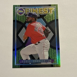 Jackie Bradley Jr 2022 Finest Flashbacks Black Refractor #173 Red Sox /25 - Picture 1 of 2