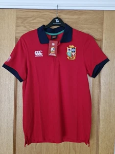 Mens Canterbury British Irish Lions rugby  polo shirt jersey SA 2021 BNWT Small - Picture 1 of 8
