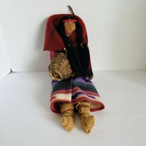 Vintage Indianer 15 Zoll Snowbird Puppe 1996 Handarbeit - Bild 1 von 12