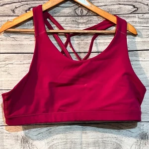 Sujetador deportivo Old Navy Active Powerpress soporte medio Go Dry con tiras talla 2XL - Imagen 1 de 3
