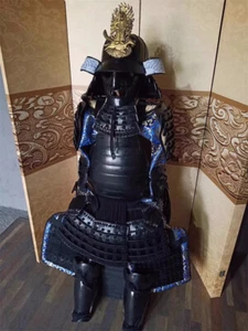 Wearable Japanese Armor Suit Samurai Uesugi Kenshin Cosplay Armor Helmet Set - Picture 1 of 6