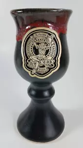 Cáliz comodín de cerámica del Festival del Renacimiento de Arizona, copa de cáliz 2016. 8" de alto. - Imagen 1 de 9