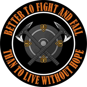 Better  Fight and Fall Than to Live Without Hope| Laminated Vinyl Decal Sticker - Picture 1 of 8