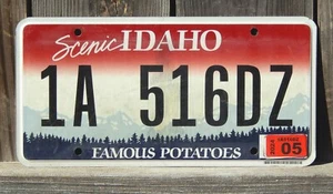 2005 IDAHO Expired ADA License Plate 1A 516DZ (#ID00004) - Picture 1 of 1