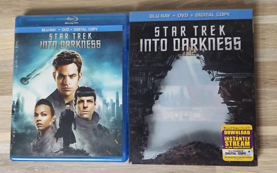 Star Trek Into Darkness New Blu-ray Slip cover Digital Copy Chris Kirk Spock - Image 1 of 4
