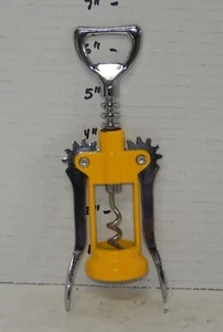 Wine Bottle Opener Yellow - Picture 1 of 1