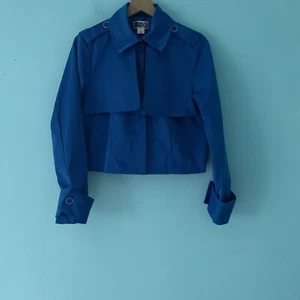 Samantha Black Jacket Mens WOMENS Black History Month Crop Utility Blue Target - Picture 1 of 12
