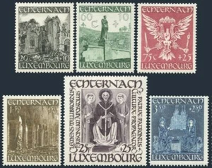 Luxemburg B137-B142,scharnier.Mi 417-422. Basilika St. Willibrord, Echternach. - Bild 1 von 1