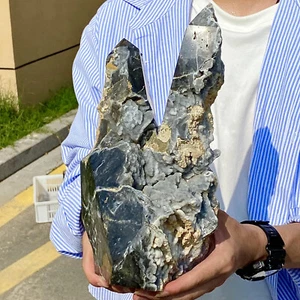 11.11LB Natural beautiful quartz stone Shining star mine pillar heal coalescence - Picture 1 of 12