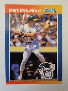 1989 Donruss All-Stars Mark McGwire #1 Oakland Athletics