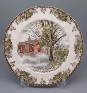 Johnson Brothers Friendly Village Dinner Plate "Autumn Mists" England - Picture 1 of 6