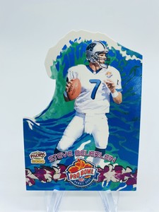 2000 Pacific Steve Beuerlein Pro Bowl Wave Die-cut Carolina Panthers card#1 