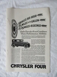 1931 Chrysler four 4 car print AD 10x7" - Picture 1 of 1