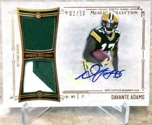 2014 Davante Adams TOPPS Museum Rookie Card Autograph 02/50 Patch Auto Packers - Picture 1 of 4
