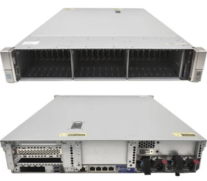 HP ProLiant DL380 Gen9 2U no CPU RAM P440ar 2x Heatsink Expander 1 Riser 24Bay - Afbeelding 1 van 4