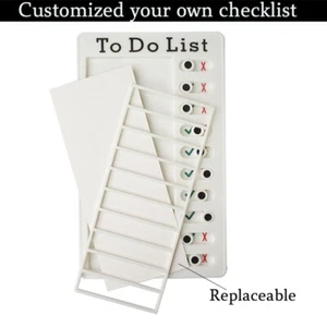 Memo Checklist Check Plan Memo Daily Planner Task Pad for Home Schoool Reusable - Picture 1 of 9