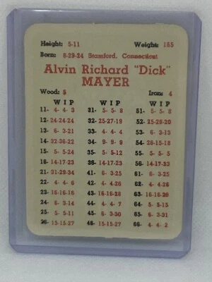 Juego de golf profesional APBA 1962 Dick Mayer Foto 1 de 2