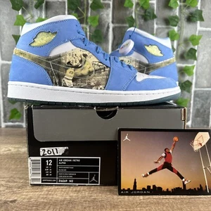 Size 12 - Air Jordan 1 Retro Alpha UNC University Blue 2007 316269-142 VNDS ICY! - Picture 1 of 10