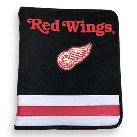 Vintage It’s Academic NHL Detroit Red Wings Hockey Jersey 3 Ring Binder #25108 Cover