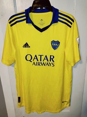 Boca Juniors Adidas 2022 Third Alternative Shirt Soccer Jersey Football Size XL  - Image 1 of 4