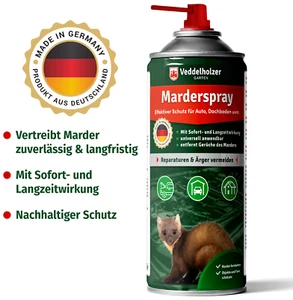 Anti Marderspray Marderschreck für Auto Dachboden & Garage | 400 ml Marder Spray - Bild 1 von 7