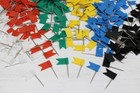 Flag Pins Map Indicator Marker Cork Notice Board Travel Planner 7 Colour Options