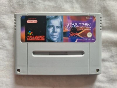 STAR TREK STAR FLEET ACADEMY STARSHIP BRIDGE Super Nintendo NES SNES UK EURO PAL - Image 1 of 2