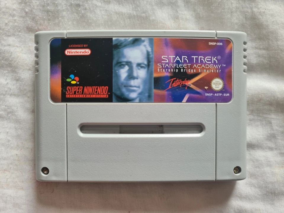 STAR TREK STAR FLEET ACADEMY STARSHIP BRIDGE Super Nintendo NES SNES UK EURO PAL - Image 1 of 2