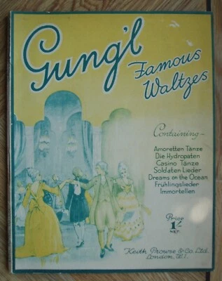 MUSIC, GUNG'L FAMOUS WALTZES. - Image 1 of 2