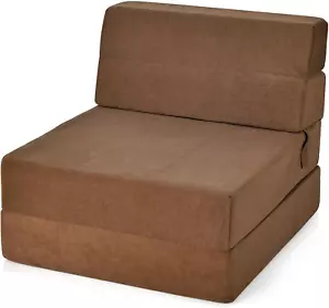 Convertible Sofa Bed, Floor Couch Sleeper, Folding Futon Guest Bed, Modern Chais - Picture 1 of 8