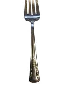 International Silver Camelia Silverplate Cold Meat Fork 1940 Replacement Serving - Picture 1 of 15