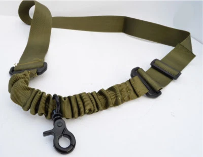 ACID TACTICAL Bungee Gun Sling Single Point One Point Sling Rifle Shotgun - OD Green