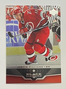 2005-06 Upper Deck Black Diamond Hockey Ruby Parallel #26 Justin WILLIAMS #/100