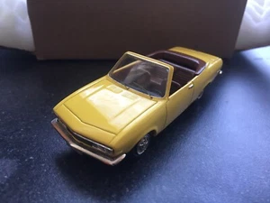 1/43 Tin Wizard 1120C - Opel Manta A Cabriolet, 1970 - Amarillo - Imagen 1 de 9