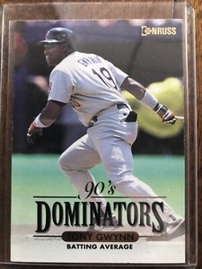 1994 Donruss Dominators #B1 Tony Gwynn San Diego Padres Insert Baseball Card