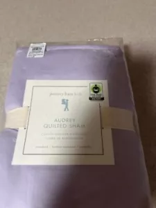 Pottery Barn Kids Audrey Quilted Pillow Sham Standard New Lavender - Picture 1 of 2