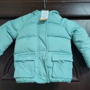 M&S Kids Hooded Padded Extra Warmth Stormwear Coat Size 2-3 Years BNWT - Picture 1 of 10